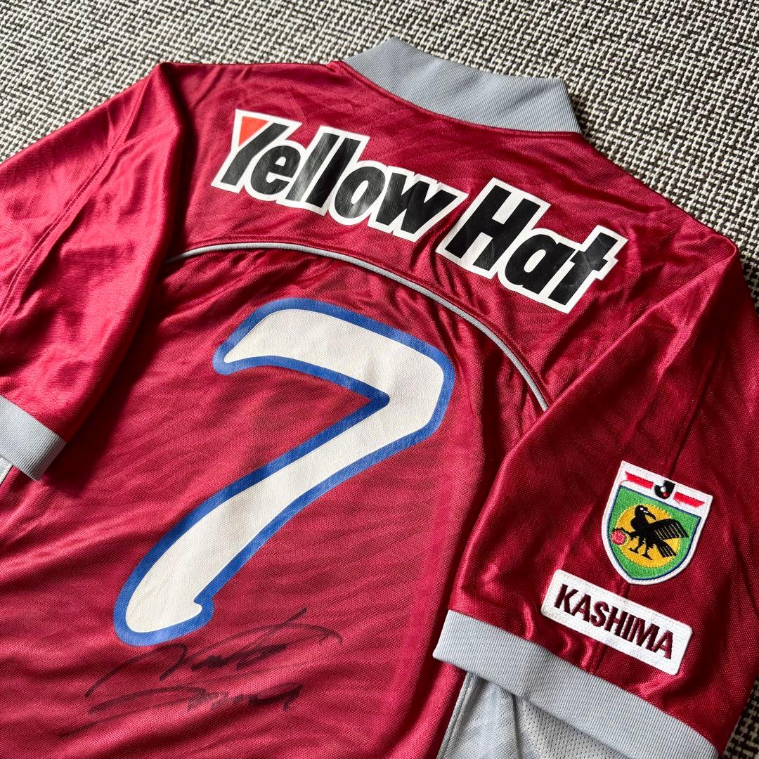 【直筆サイン入り】相馬直樹 ＃７ 鹿島アントラーズ ９８／９９（H）