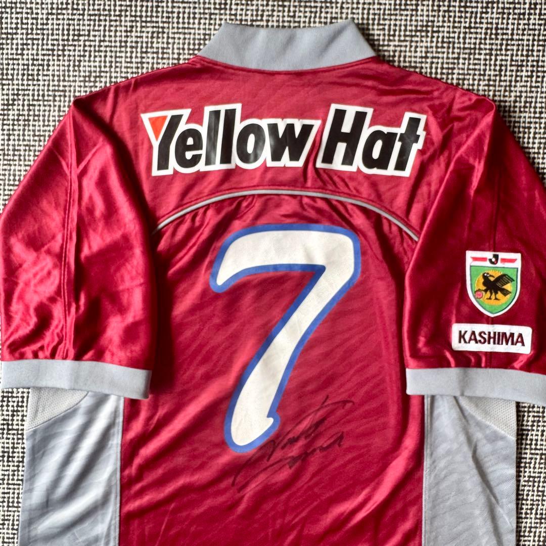 【直筆サイン入り】相馬直樹 ＃７ 鹿島アントラーズ ９８／９９（H）