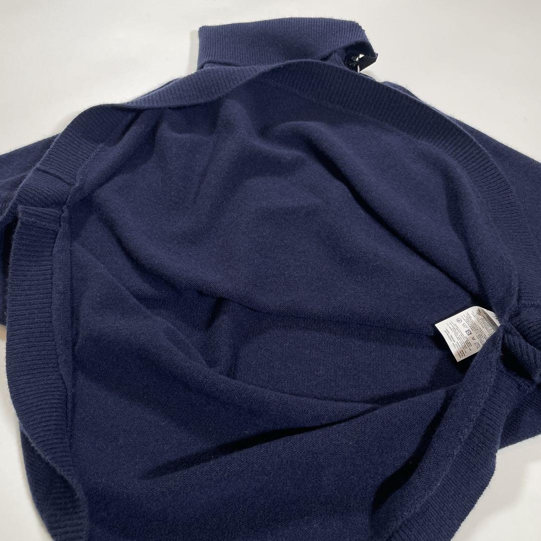 アルマーニ　ポンチョ　タートルネック　ニット　ベルト　カシミヤ混　ユニセックス