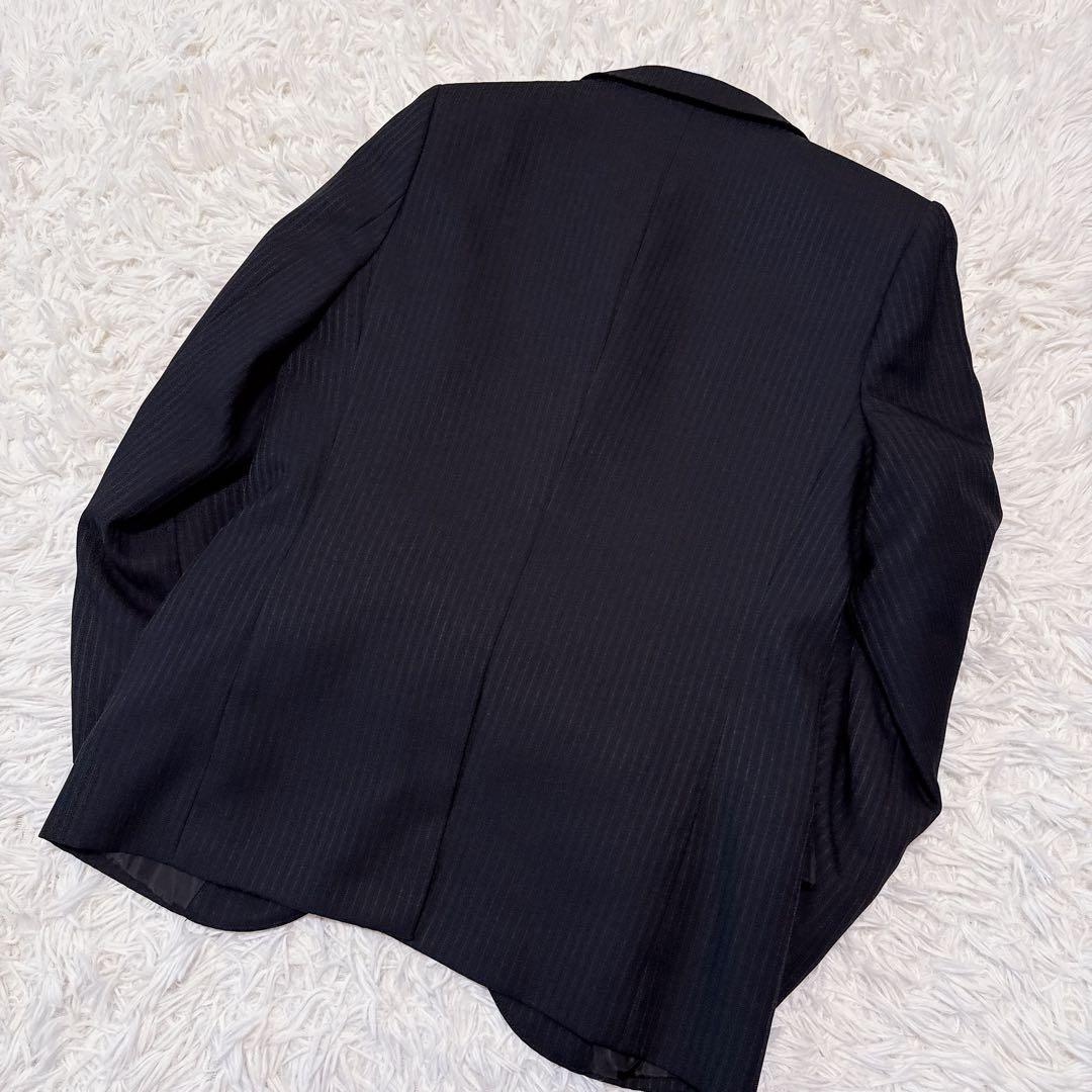 【良品】ヒロミチナカノ男の子 スーツ セットアップ 長ズボン 卒服 黒　160