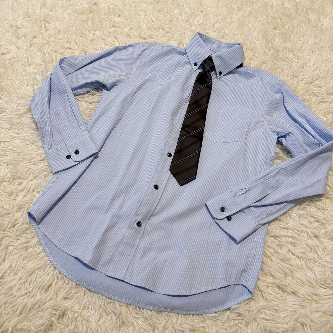 【良品】ヒロミチナカノ男の子 スーツ セットアップ 長ズボン 卒服 黒　160