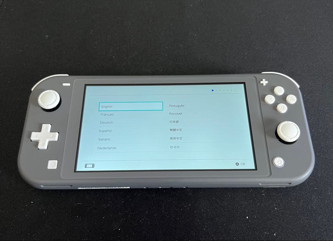 switchライト グレー 本体・箱のみ