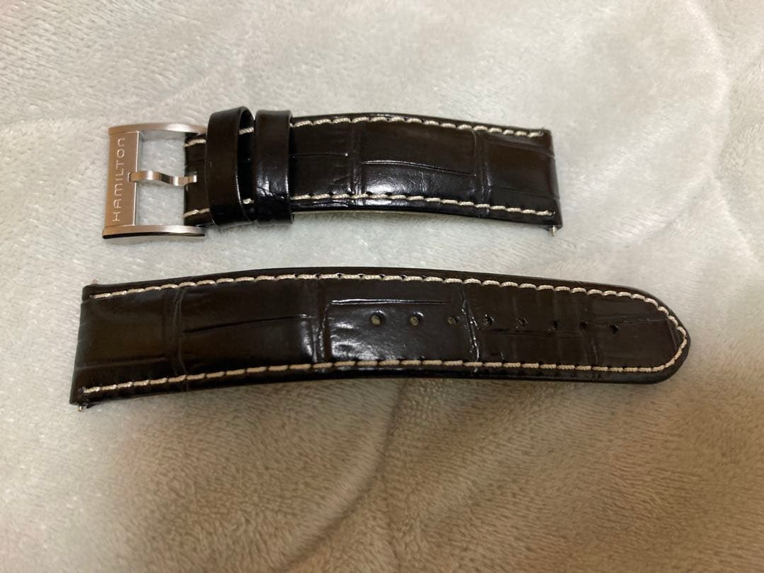 ハミルトン　マーフ38mm 用　レザーベルト