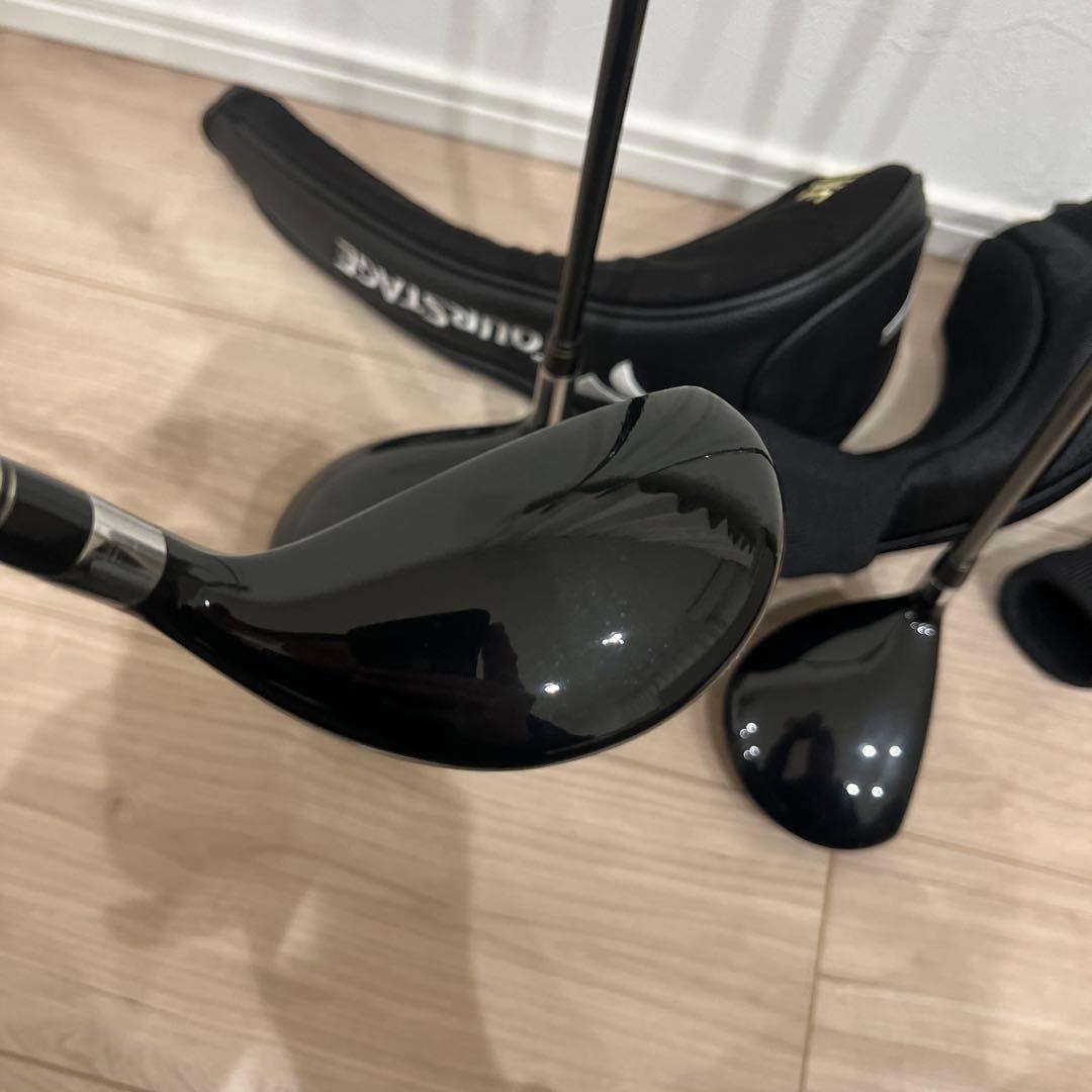 ツアーステージ　1W3W4U3本セット　社外ヘッドカバー付き