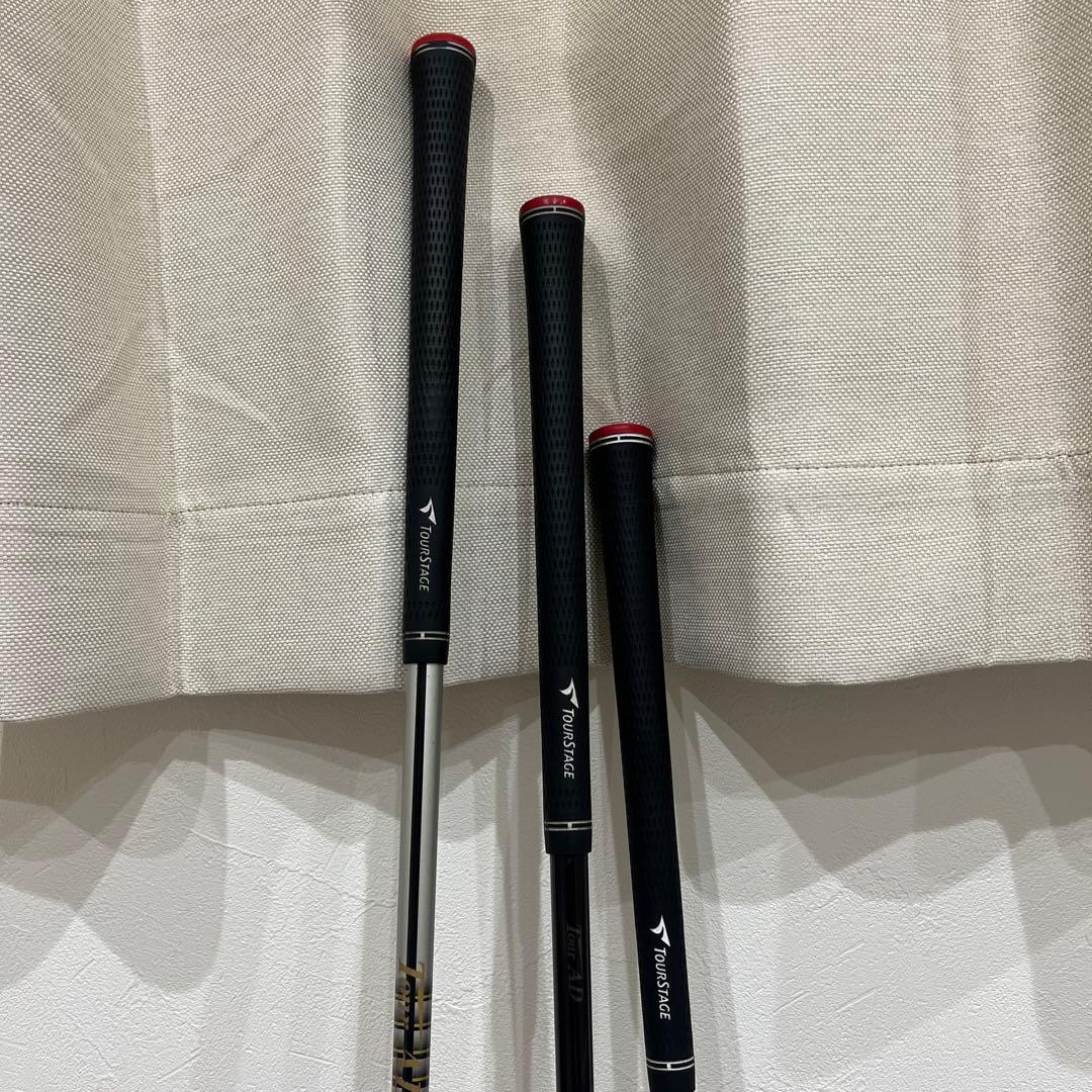 ツアーステージ　1W3W4U3本セット　社外ヘッドカバー付き