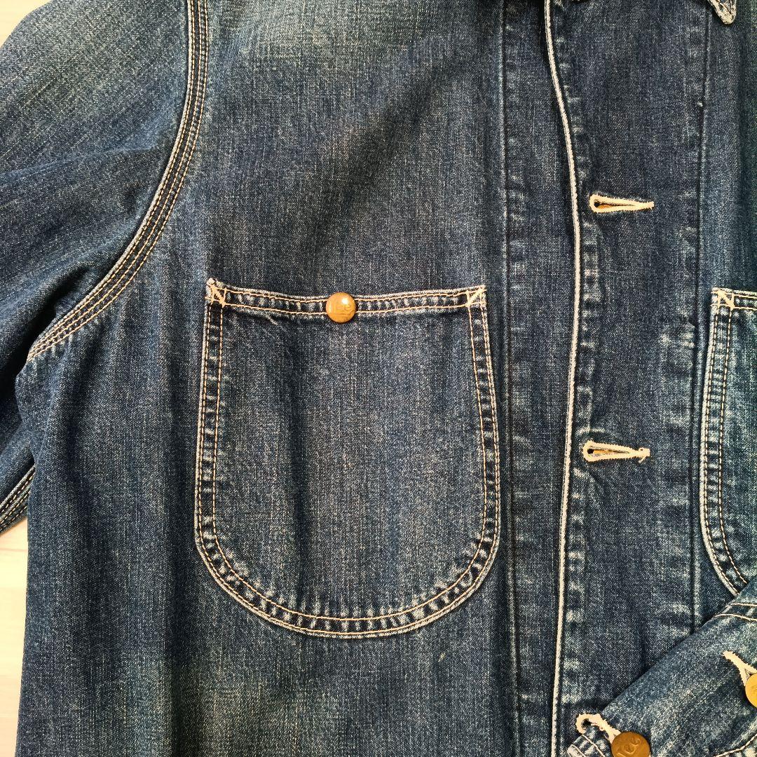 50s Lee 91-J ハウスマーク ロングL デニム カバーオール