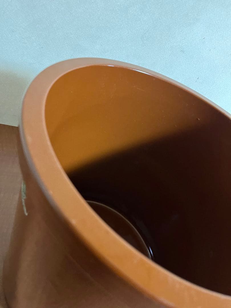 【味噌作り】【久松窯】漬物容器　切立10号蓋付