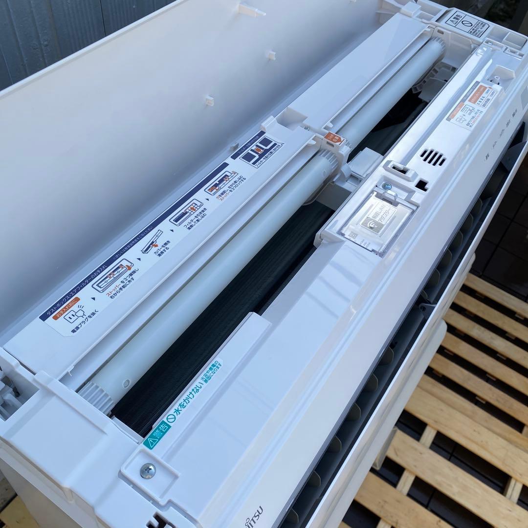 美品 富士通 2021年製 ノクリア ルームエアコン 主8畳 無線LAN内蔵