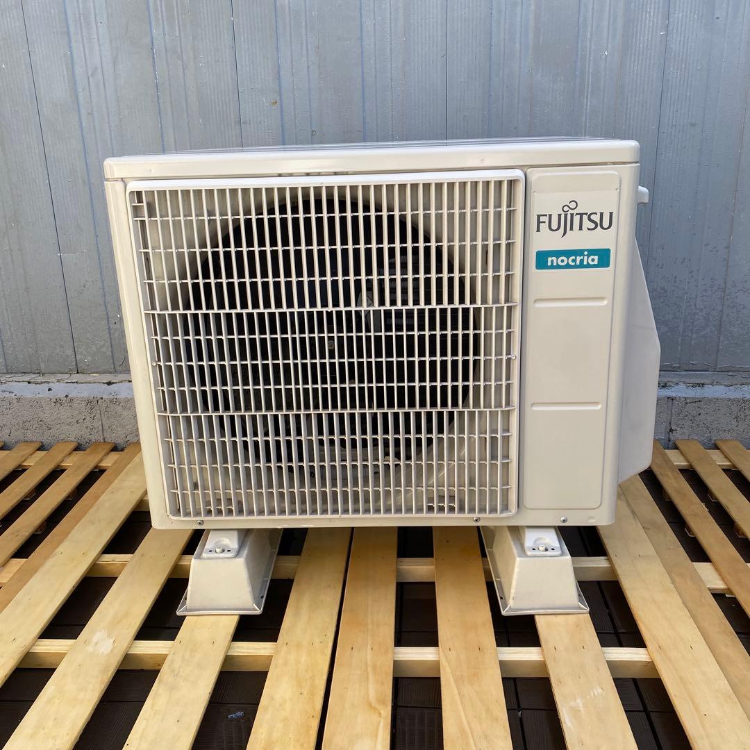 美品 富士通 2021年製 ノクリア ルームエアコン 主8畳 無線LAN内蔵