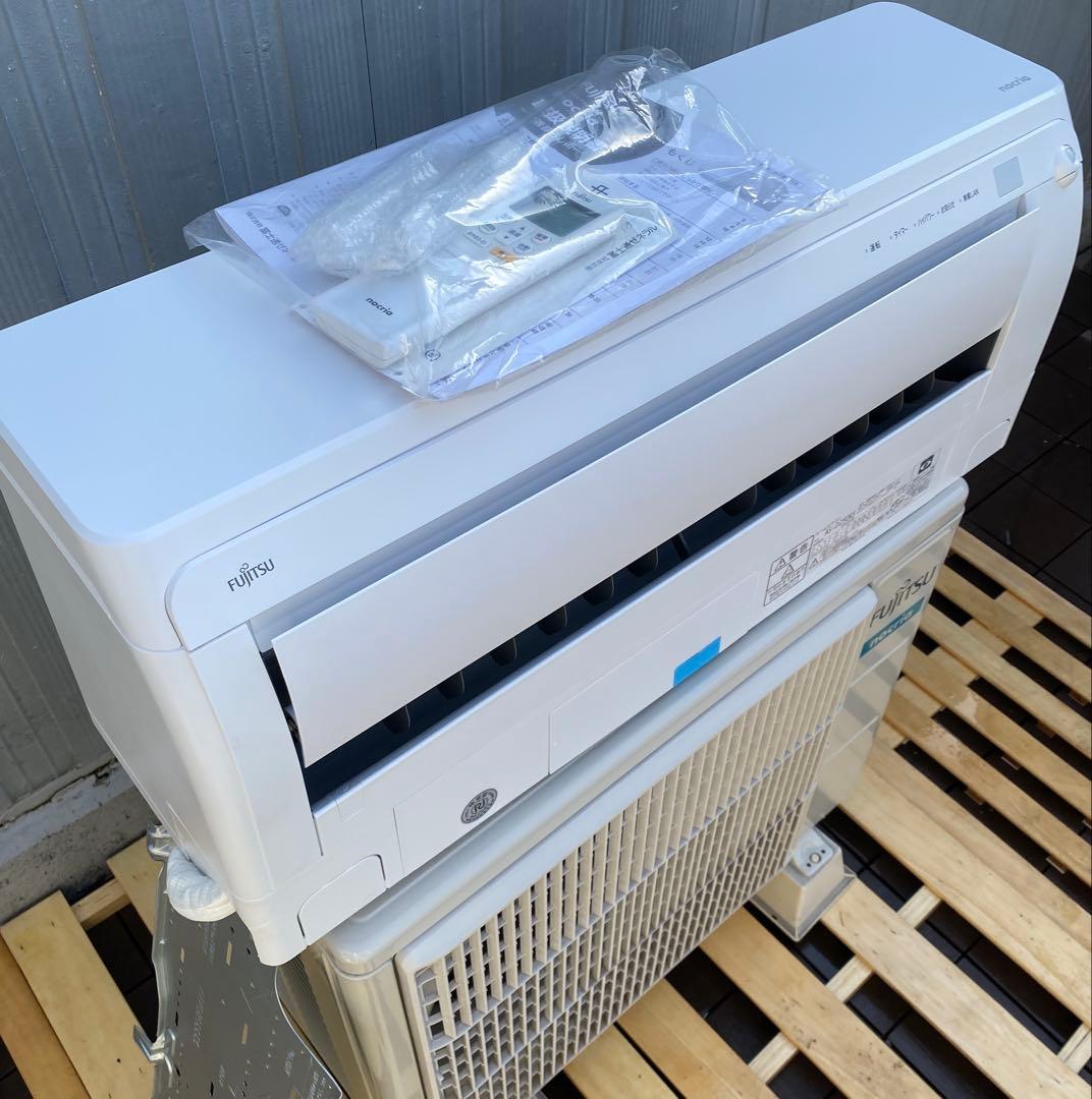 美品 富士通 2021年製 ノクリア ルームエアコン 主8畳 無線LAN内蔵