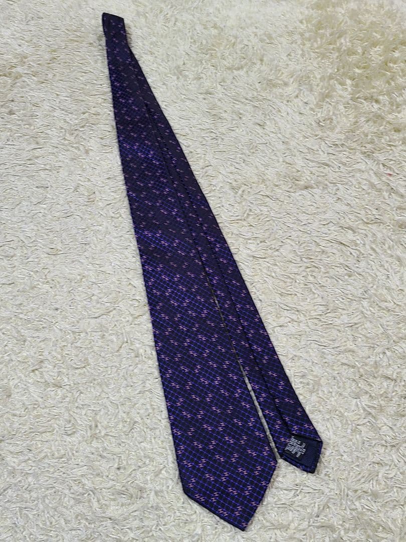 極美品 CHANEL シャネル ネクタイ ココマーク ロゴ 総柄 チェーン