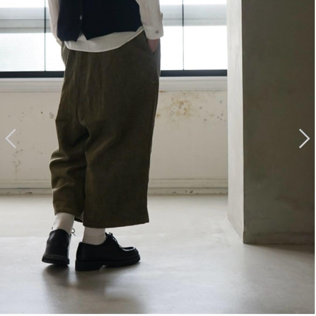 R&D.M.Co- オールドマンズテーラー　コーデュロイ　ゴムパンツ　日本製