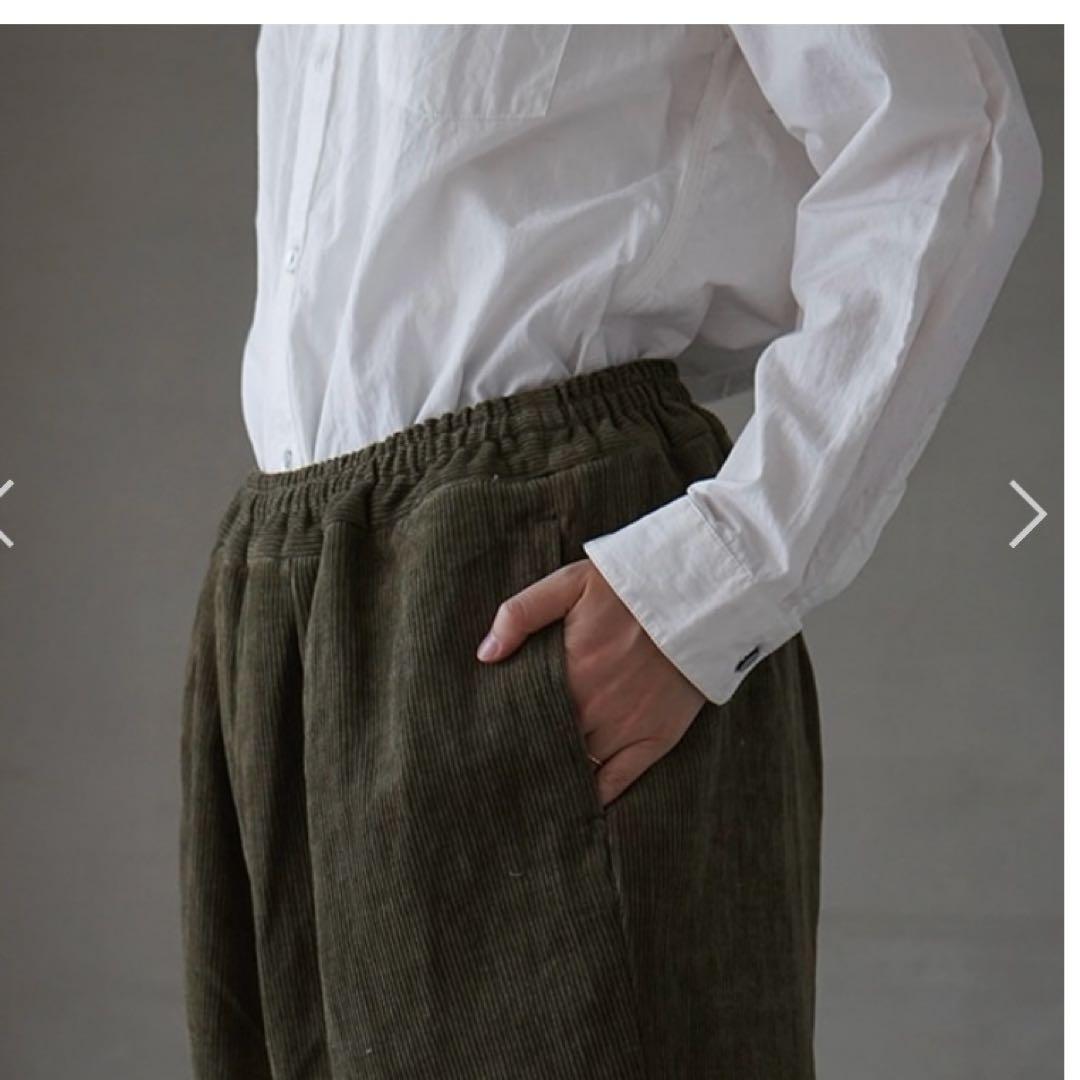 R&D.M.Co- オールドマンズテーラー　コーデュロイ　ゴムパンツ　日本製