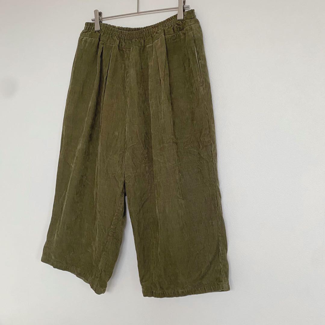 R&D.M.Co- オールドマンズテーラー　コーデュロイ　ゴムパンツ　日本製
