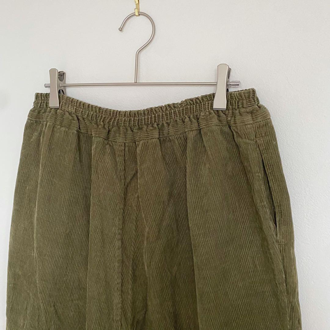 R&D.M.Co- オールドマンズテーラー　コーデュロイ　ゴムパンツ　日本製