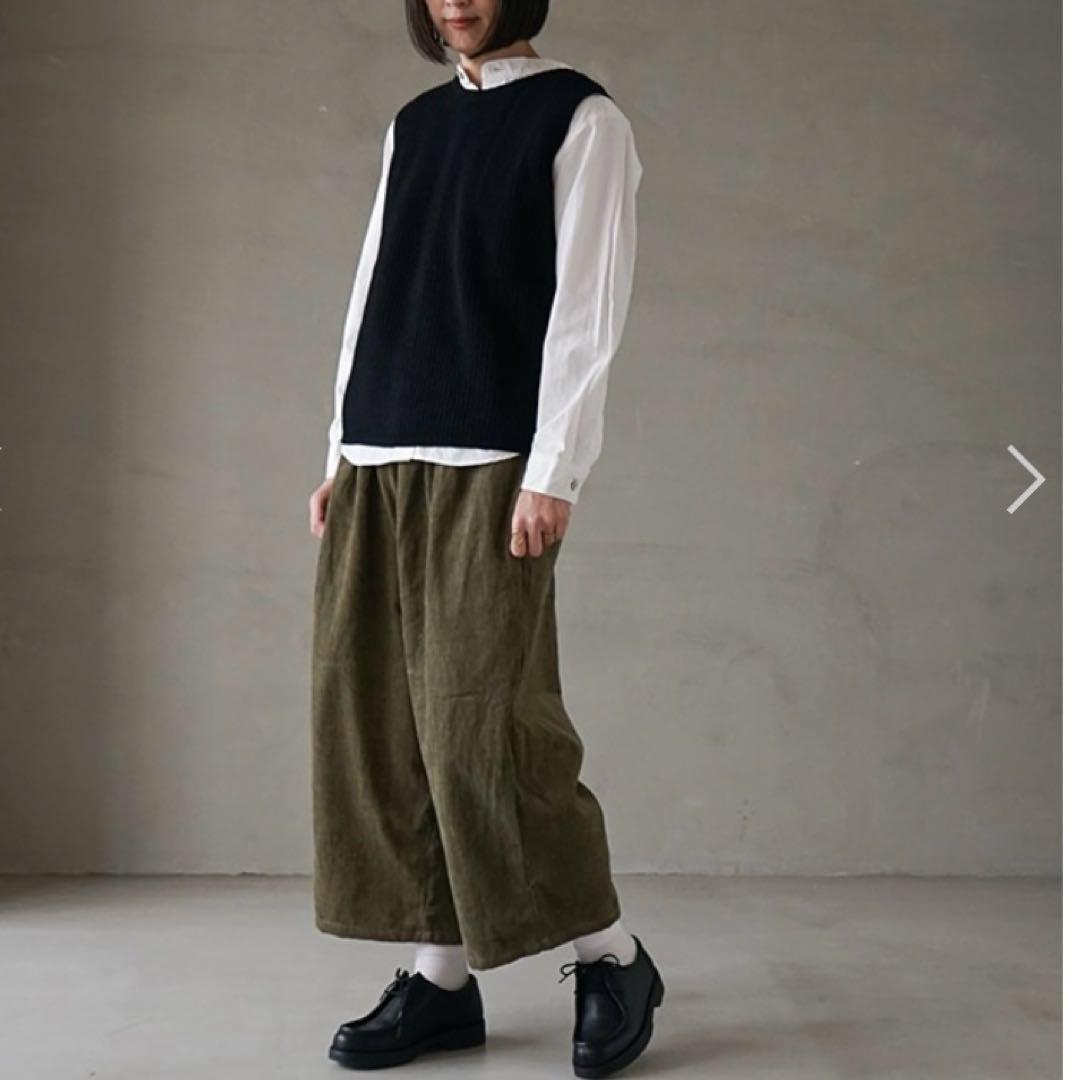 R&D.M.Co- オールドマンズテーラー　コーデュロイ　ゴムパンツ　日本製