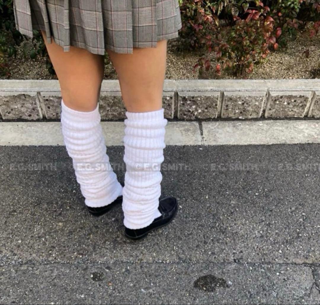平成ギャル御用達⭐︎復刻！ ルーズソックスの本家イージースミス！！110cm