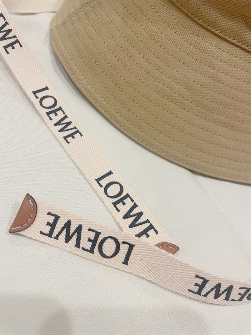【美品】ロエベ パウラズイビザ キャンバス バケットハット フィッシャーマン/