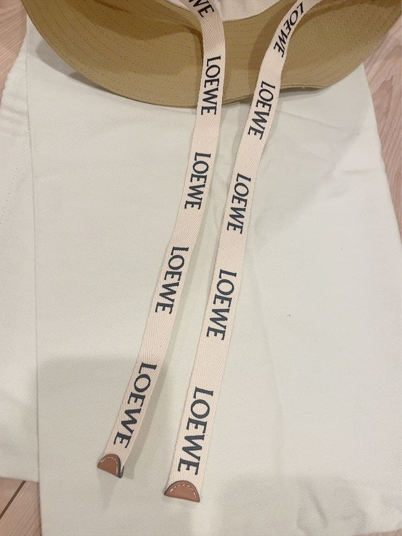 【美品】ロエベ パウラズイビザ キャンバス バケットハット フィッシャーマン/