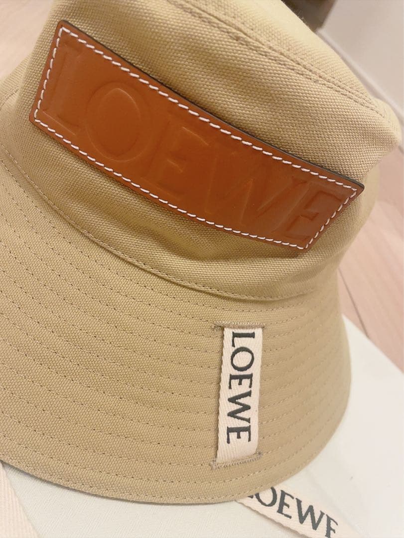 【美品】ロエベ パウラズイビザ キャンバス バケットハット フィッシャーマン/