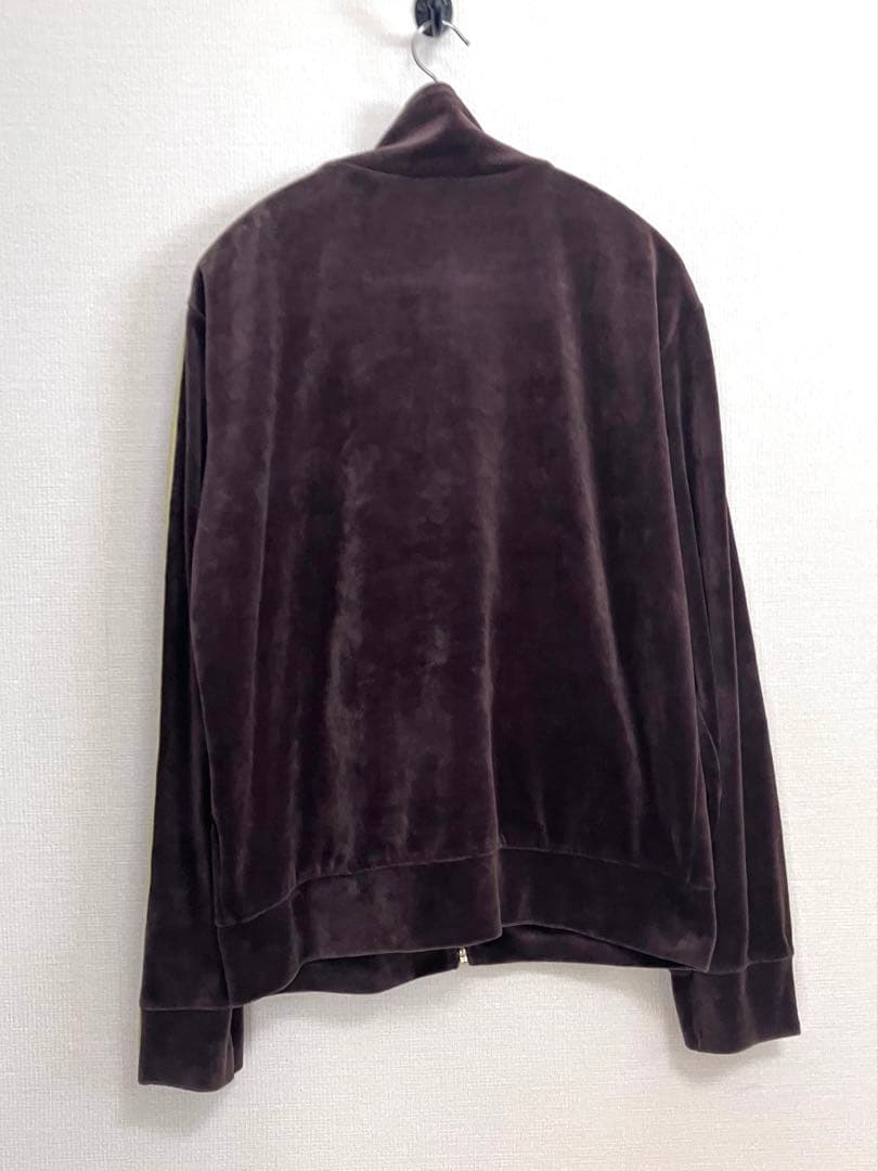 し*ぺ様 アディダス ベロア トラックジャケット ブラウン ゴールド ジャージ