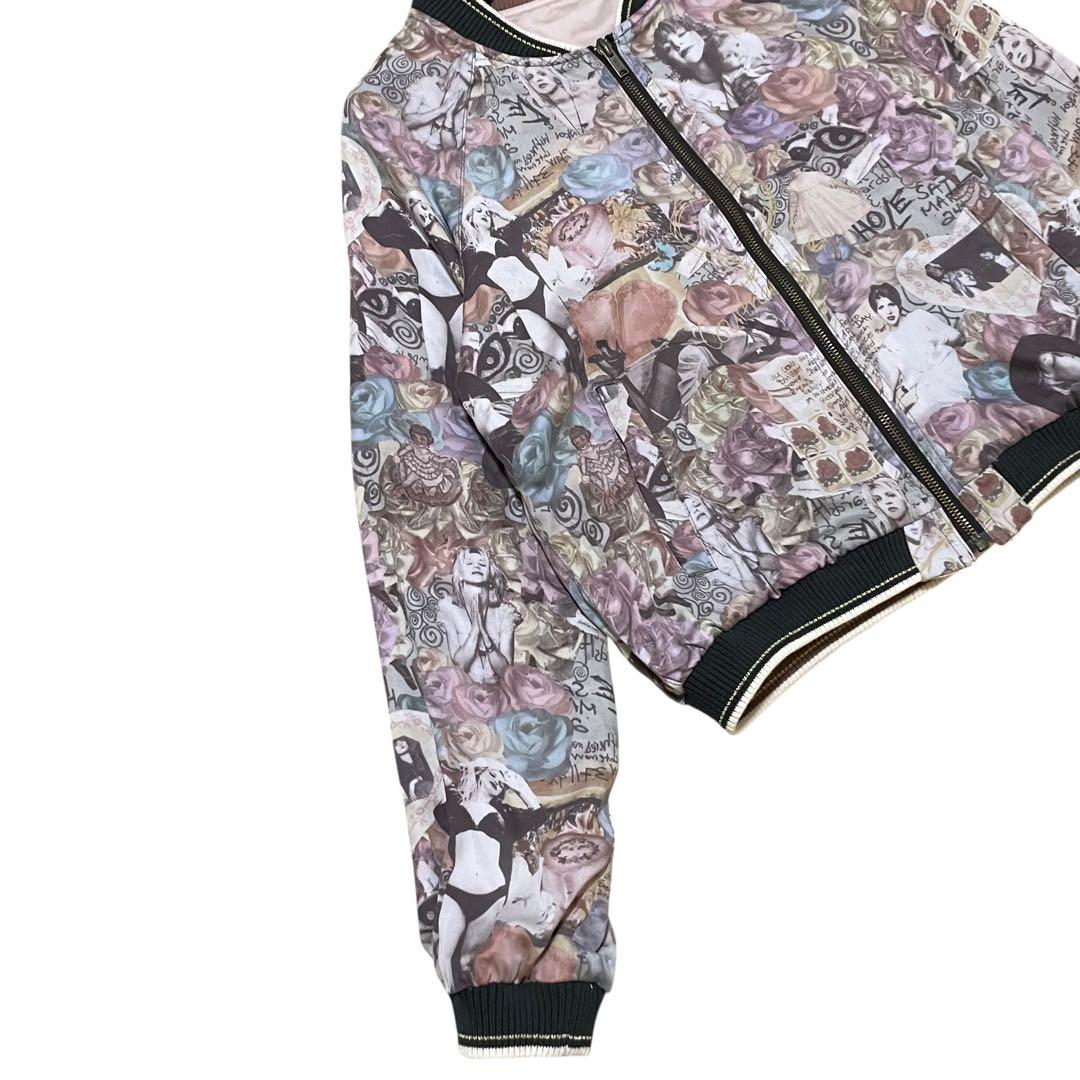 美品　コートニーラブ　ヒステリックグラマー　リバーシブル　薄手　総柄　ブルゾン