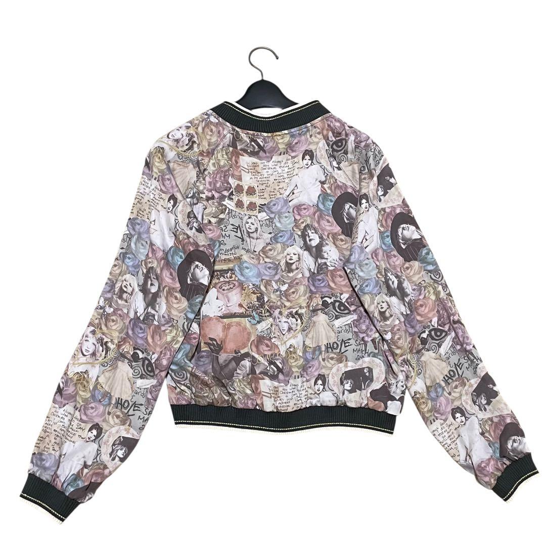 美品　コートニーラブ　ヒステリックグラマー　リバーシブル　薄手　総柄　ブルゾン