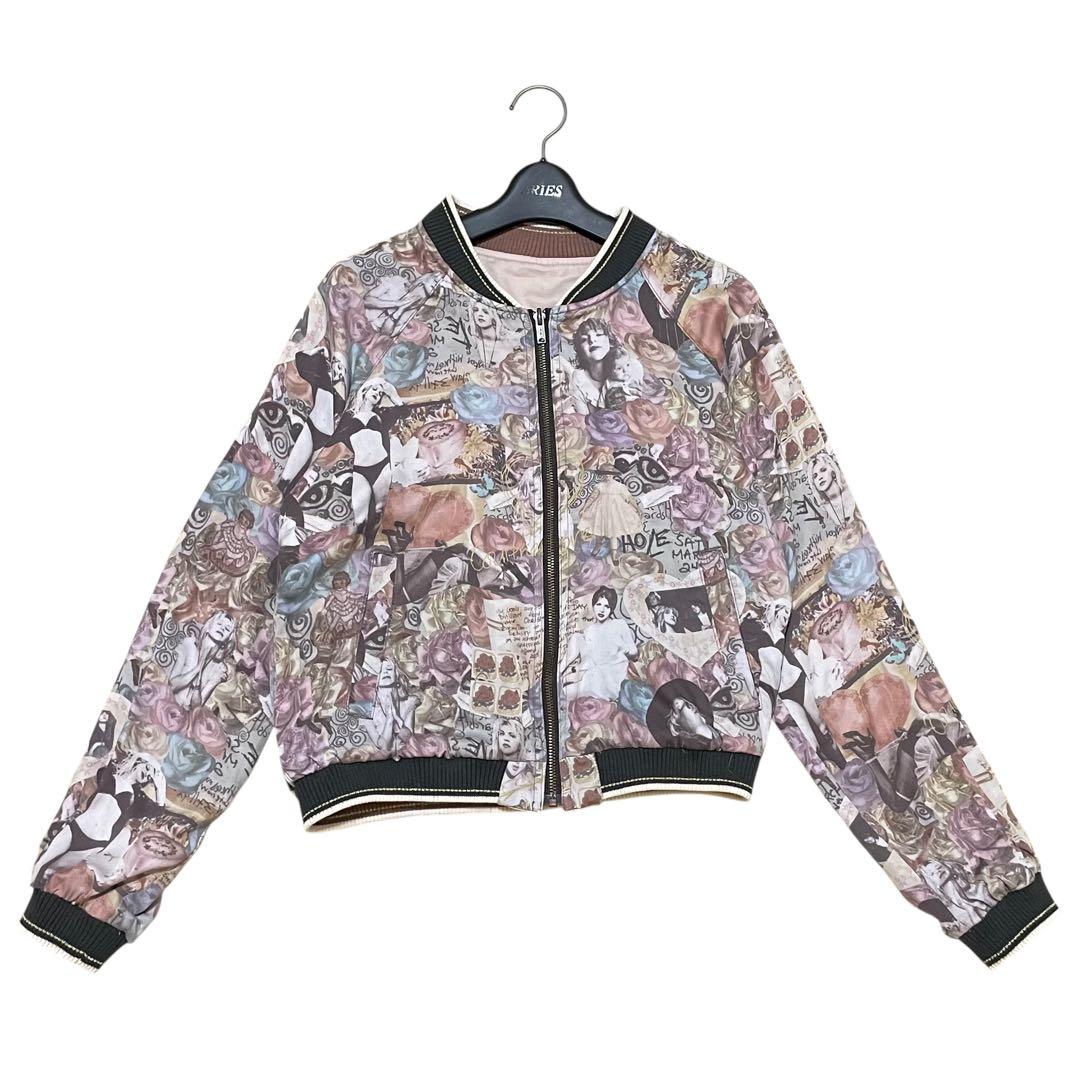美品　コートニーラブ　ヒステリックグラマー　リバーシブル　薄手　総柄　ブルゾン