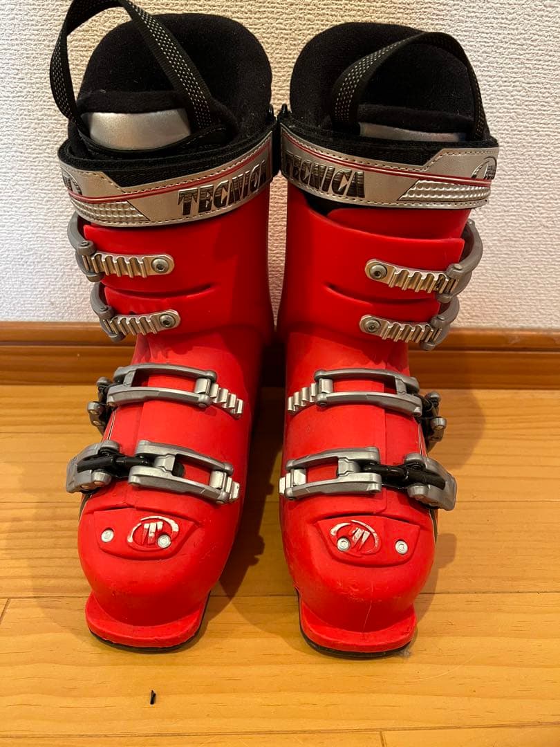 TECNICA 子ども用スキーブーツ レッド