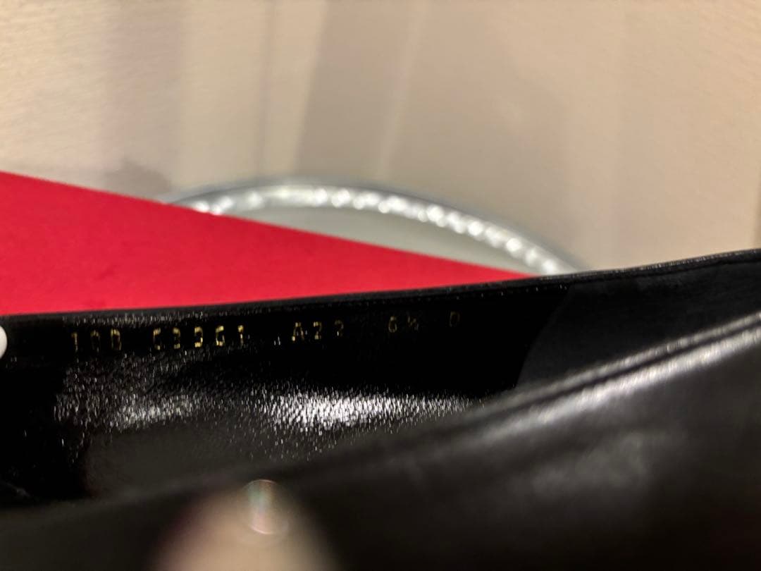 フェラガモ　レザー フラットシューズ 黒　36 1/2