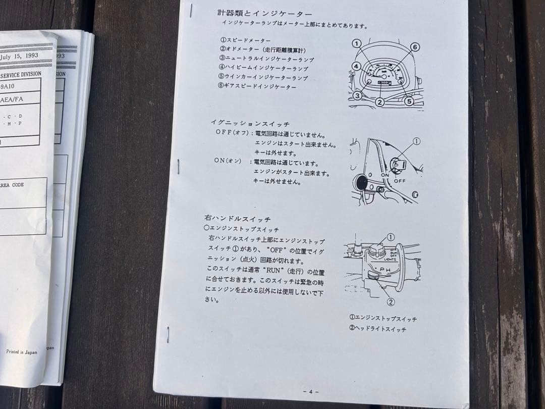 ホンダ CT110 サービスマニュアルとパーツカタログその他