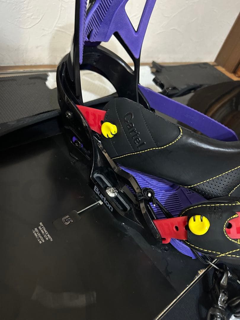 BURTON バートン　スノーボードセット　板　ビンディング　カーテル