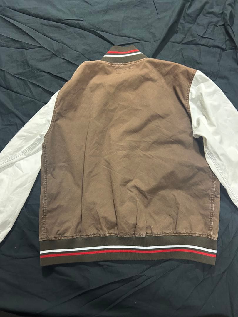 【レア】US 90s Supreme コットンスタジャン 初期 ブラウン　L