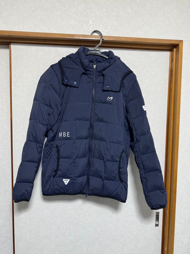 MASTER BUNNY EDITION ダウンジャケット ネイビー サイズM