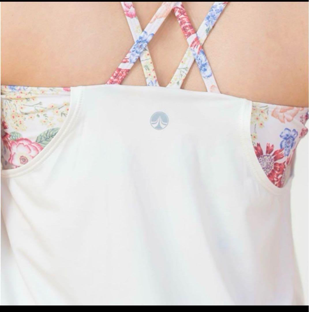 SUKALA エンブロイダリープリントカバーキャミソール レギンス　セットL