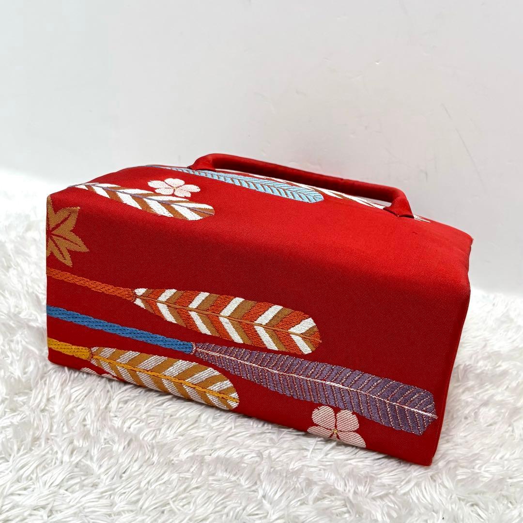 【美品】 和装バッグ 利休バッグ ハンドバッグ 刺繍 手持ち