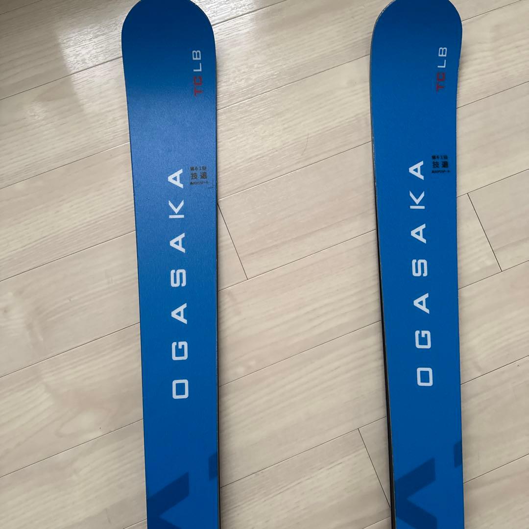 OGASAKA TCLB 183cmスキー板 SR585ビンディング付き