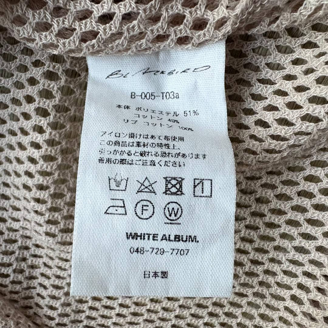 【未使用】BLACKBIRD Mesh Tanktop BEIGE サイズ1