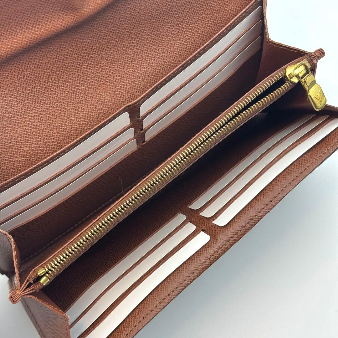 【新型美品】 ルイヴィト モノグラム ポルトフォイユ サラ カード16枚 長財布