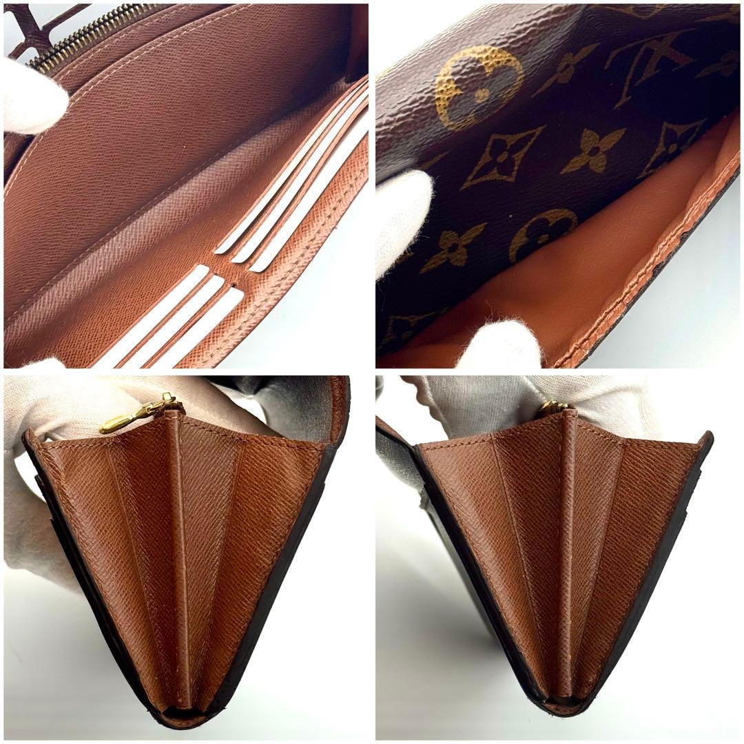 【新型美品】 ルイヴィト モノグラム ポルトフォイユ サラ カード16枚 長財布