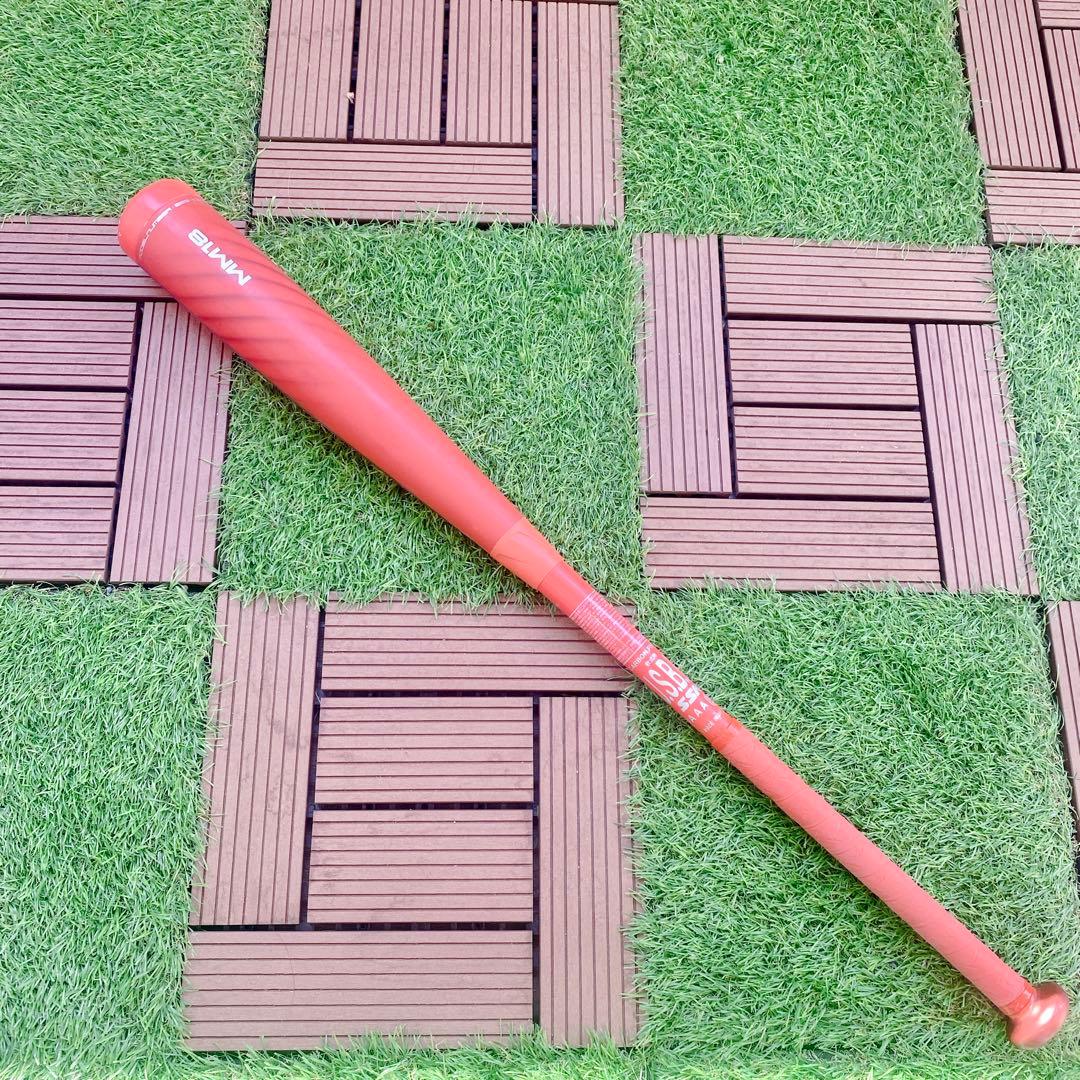 【2021年 限定色】 希少 SSK MM18 レッド 83cm 一般軟式バット