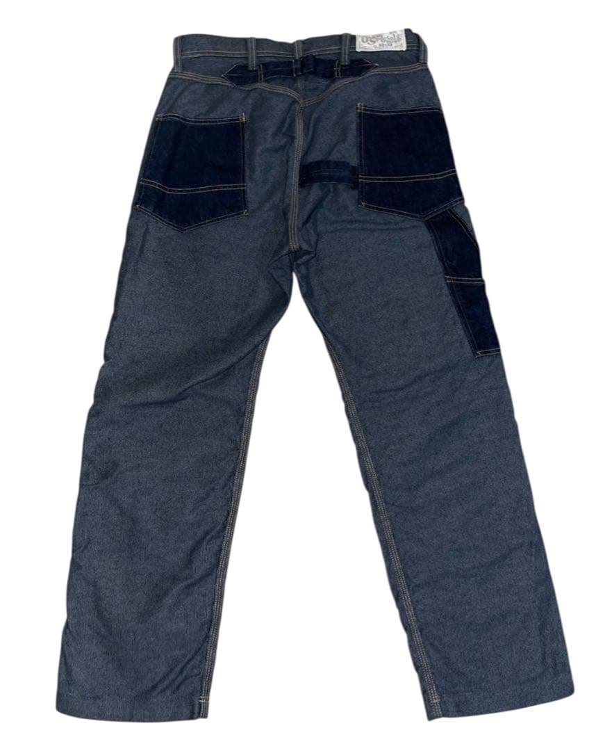 デリックマン NAVY PIN STRIPE × INDIGO DENIM 32