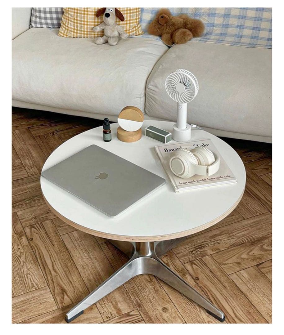 o'gre オグレ　円形ラウンドテーブル　ローテーブル　80㎝　韓国インテリア