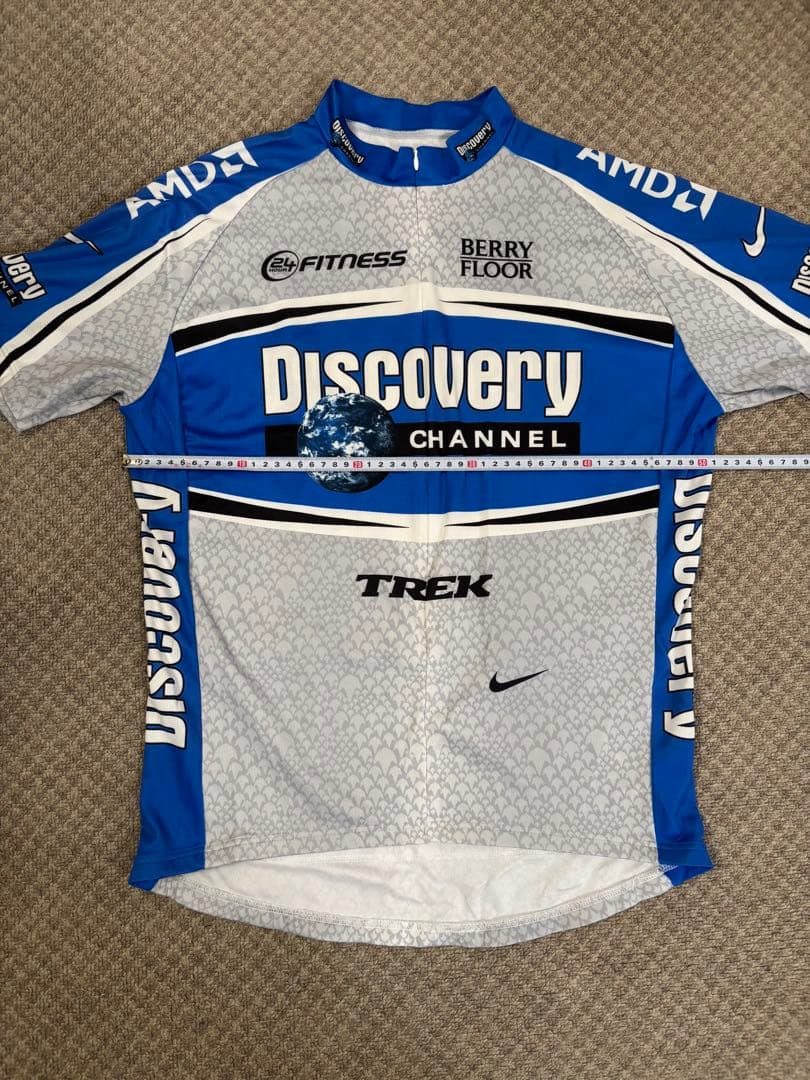 【美品】サイクルジャージ セット Discovery Channel サイズXL
