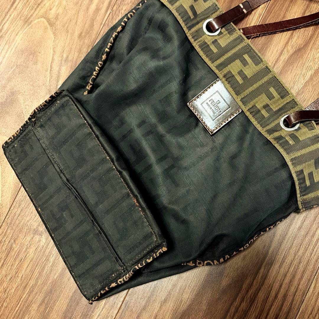 e-kawa　FENDI フェンディ ズッカ柄　 トートバッグ