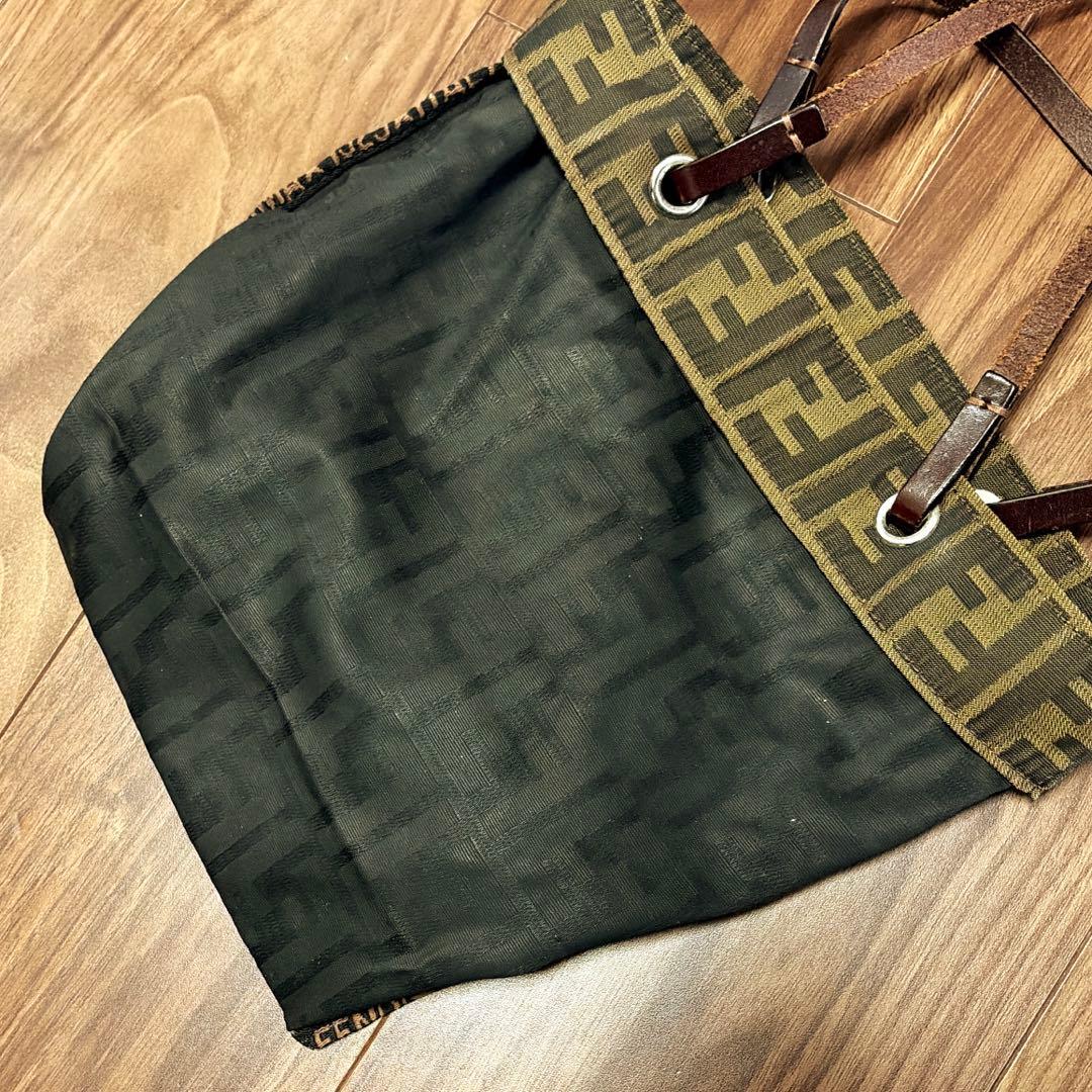 e-kawa　FENDI フェンディ ズッカ柄　 トートバッグ