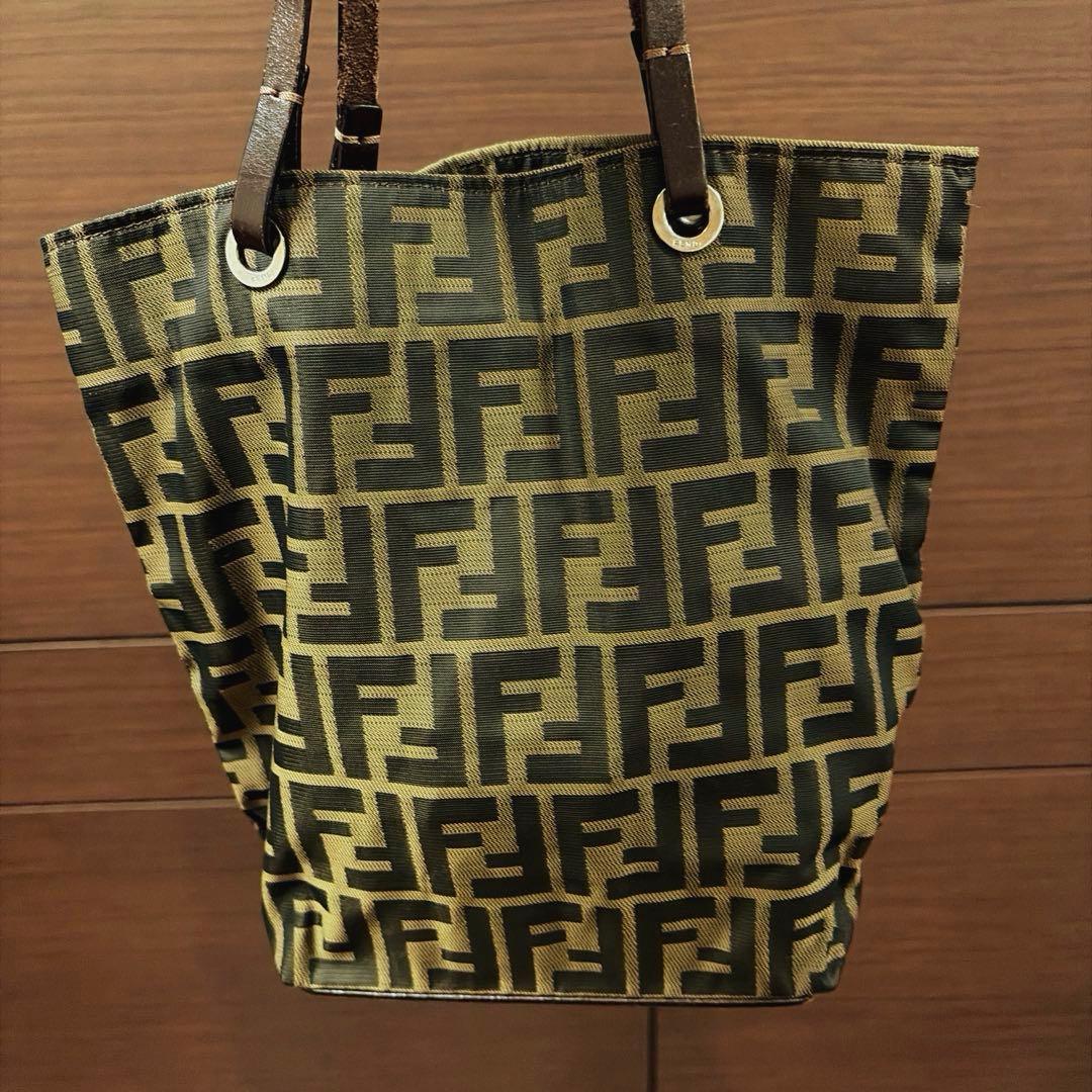 e-kawa　FENDI フェンディ ズッカ柄　 トートバッグ