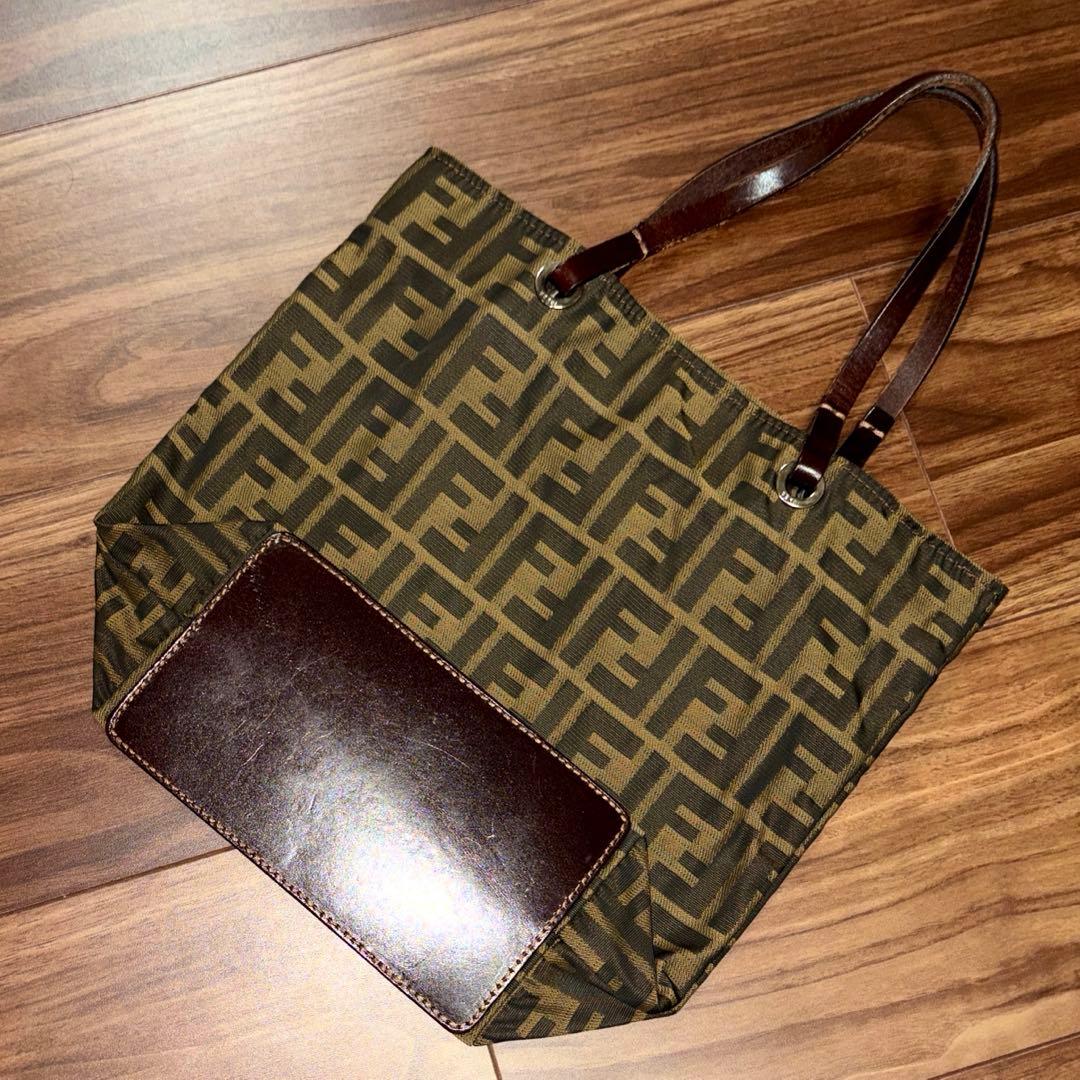 e-kawa　FENDI フェンディ ズッカ柄　 トートバッグ