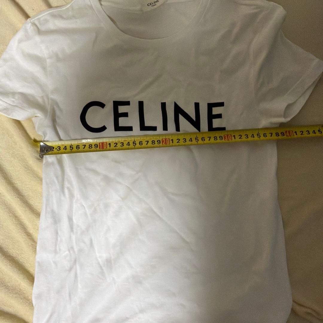CELINE ホワイト Tシャツ XS