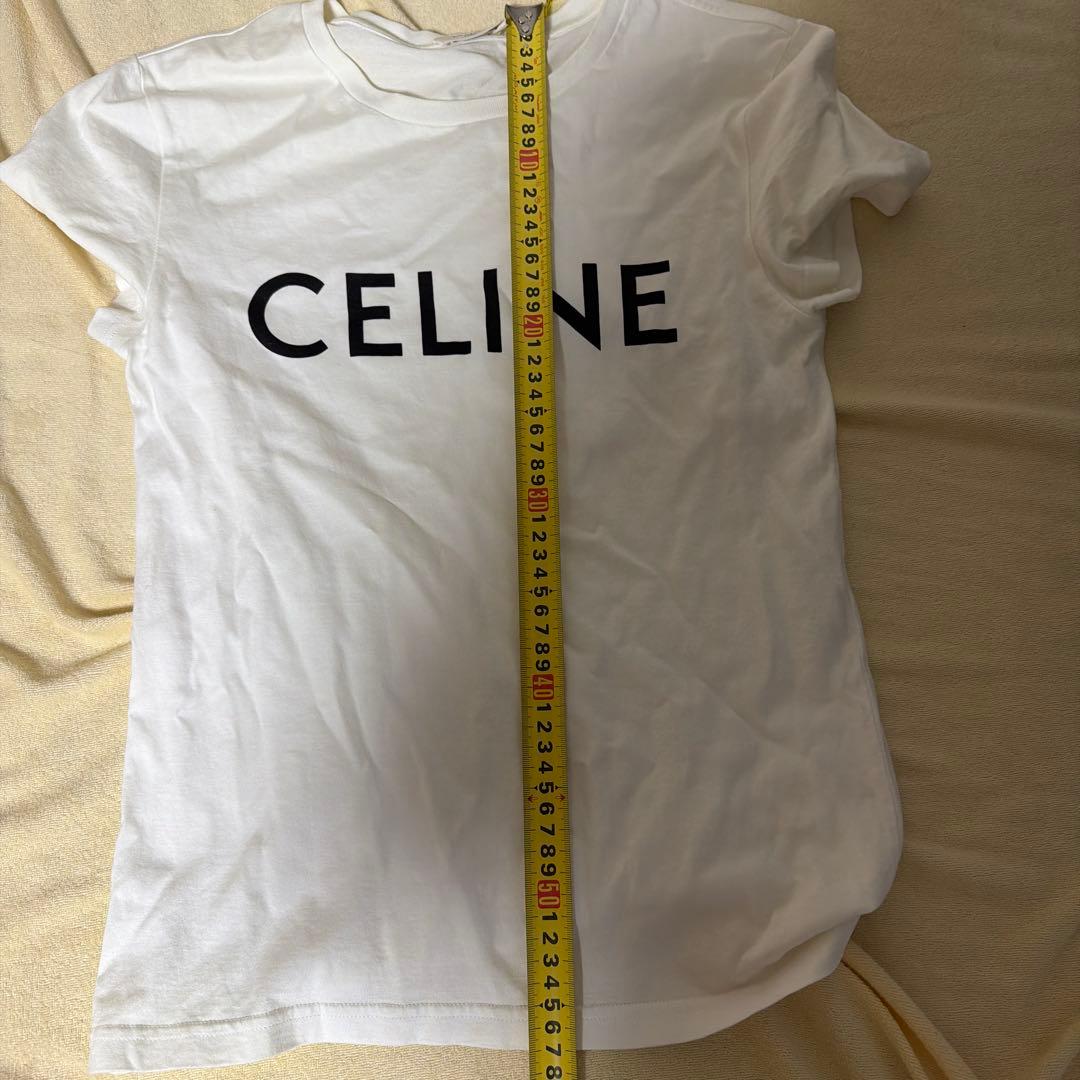 CELINE ホワイト Tシャツ XS